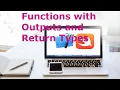 Functions with Outputs and Return Types in Swift Swift from Beginner to Expert Lesson 11