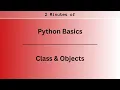 Python Tutorial Python Classes in 2 Minutes