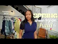 a HUGE SHEIN clothing try-on haul cute spring pieces shoes more