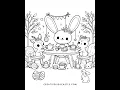 Easter bunny coloring and activity pages to download
