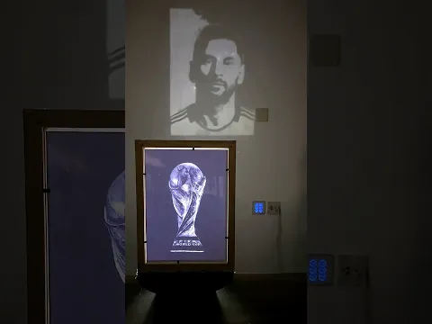 Vẽ bức tranh 3 trong 1 #worldcup #messi