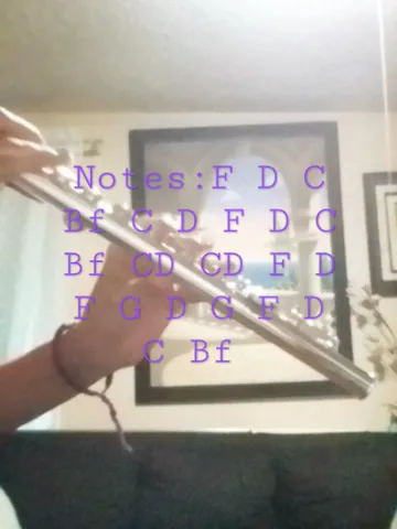 Morning Mood on flute from  Standard of Excellence.