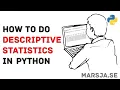 How to Do Descriptive Statistics Using Pandas Python