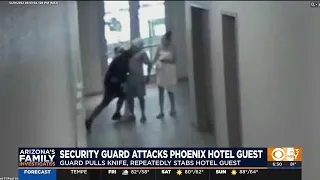 Download Jarring video shows security guard attacking Phoenix hotel guest MP3