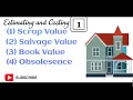 Difference between Scrap Value and Salvage value and Book Value Obsolescence junk value demolition