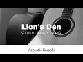 Grace Vanderwaal - Lion's Den (Acoustic Karaoke)