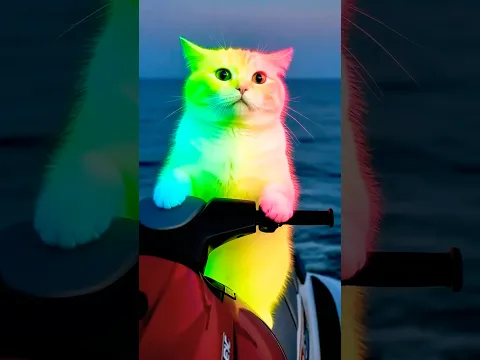 😹Jet-Ski CAT?!🌊😹 The Beach Guy Can't Believe This!😭🤣 #cat #cattales #catfunny