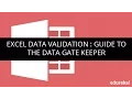 Excel Data Validation Guide to the Data Gate Keeper Edureka
