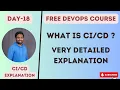 Day-18 What is CICD Introduction to CICD How CICD works