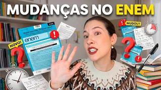 MUDANÇAS para o ENEM 2026 🚨⚠️ (e o que ainda vai mudar em 2028)