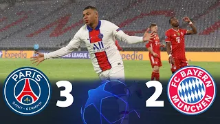 المباراة التي أوقفت سلسلة انتصارات البايرن باريس سان جيرمان بايرن ميونخ 3 2 ابطال اوروبا 2021 