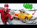 Buying DEAD Snowmobile On Facebook Marketplace Getting It Running