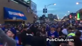What It Was Like Outside Wrigley Field During The Cubs Historic World Series Run