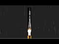 Rocket animation in html javascript animation
