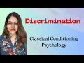 Stimulus Discrimination in Classical Conditioning Psychology