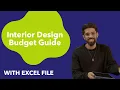 The Ultimate Interior Design Budget Guide WITH EXCEL FILE
