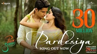 pardesiya mila hai tu mujhe jab se official video jhanvi kapoor sidharth malhotra param sundari