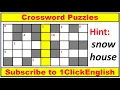 Crossword Puzzles Test-07 EnglishPuzzle Questions Tricky Questions English Crossword Game QuizGame