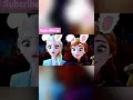 ELSA ANNA TURN TO BUNNY SHORT GIF
