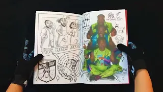WWE Superstar by COLOR BOOK Included Bag Postcard
