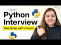 Python Interview Questions for Freshers Real Examples Answers