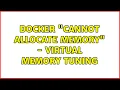 Docker cannot allocate memory - virtual memory tuning