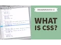 What is CSS Cascading style sheets Dreamweaver CC Tutorial