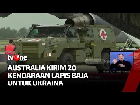 Bantu Ukraina, Australia Kirim 20 Kendaraan Lapis Baja