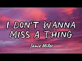 Download Lagu Jamie Miller - I Don’t Wanna Miss A Thing (Lyrics)