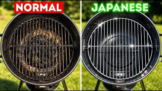 the japanese method to make a greasy bbq grill sparkling clean in 5 minutes no chemicals 