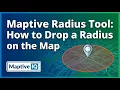 Maptive Radius Tool How to Drop a Radius on the Map