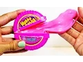 DIY Make Your Own BUBBLE GUM Silly Putty Slime Pops Just Like Real Gum too So SATISFYING