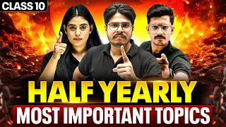 Half Yearly Exams - Science Most Important Topics 🔥| Class 10th |  PW Foundation