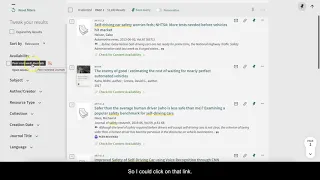 One Search Basics