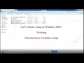 Java environment variables setup for windows