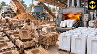 How Thousands of Toilet Seats Are Made Daily | Amazing Pakistani Factory Manufacturing Process