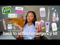 WHATS IN MY BACK TO SCHOOL EMERGENCY KIT 2025 everything you need