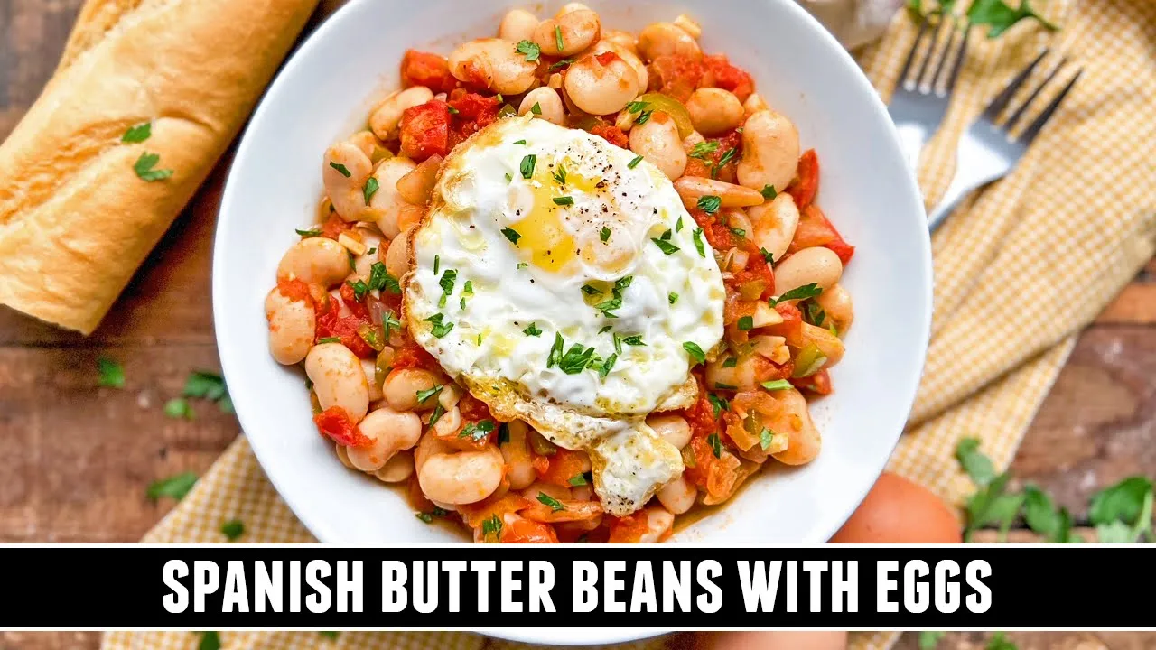 Smoky Spanish Beans with Eggs   Possibly the BEST Beans & Eggs Recipe