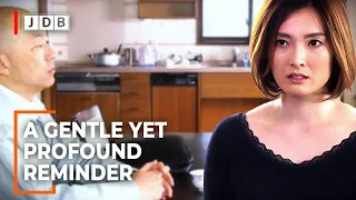 the colleague gently awakened her