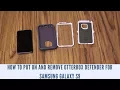 How to Put On and Remove OtterBox Defender for Samsung Galaxy S9