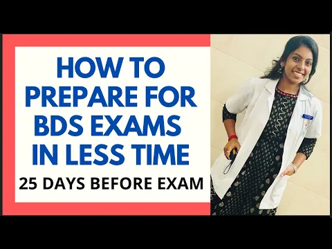 Download MP3 How to pass BDS exams in less time | 25 Day Plan | Exam Strategy | Tips for last minute preparation