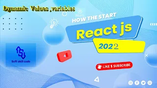Full React Tutorial - Dynamic Values and variables in Templates