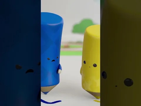 ¿Por qué el lápiz amarillo lo dejó? 😢