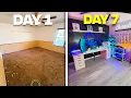 Transforming My EMPTY Room Into My DREAM Gaming Room