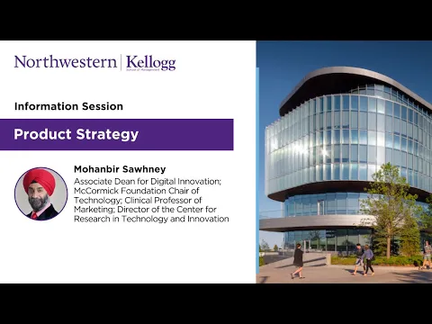 Information session on Kellogg Executive Education’s Product Strategy program
