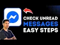 How To Check Unread Messages In Messenger
