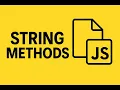 JavaScript Strings Explained Full Guide with All Important String Methods Hindi
