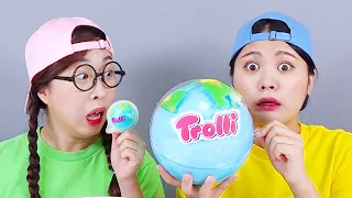 Gelatina Alimentar Gigante VS Gelatina Alimentar Pequena Desafio DONA
