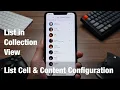 Modern Collection View 2 - List in Collection View List Cell Content Configuration