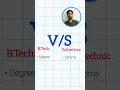 Download Lagu btech vs polytechnic | difference between btech and polytechnic course
